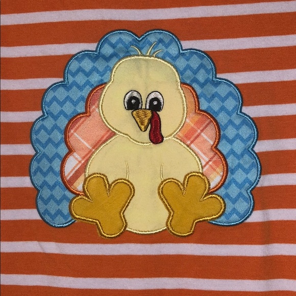 Thanksgiving Ruffle Romper - Picture 2 of 4